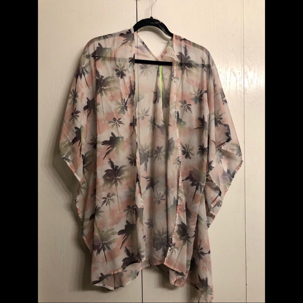 Palm Tree Beach Coverup